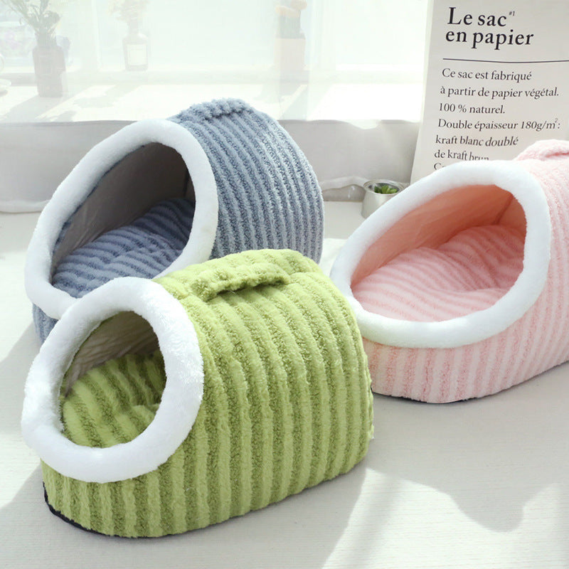 Thickened Three-dimensional Cat Nest Macaron Double-piece Autumn An... - Zyrawave