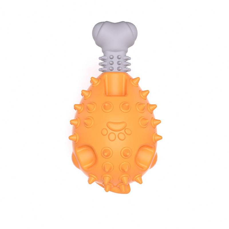 Vocal Molar Tpr Chicken Leg Dog Toy - Zyrawave