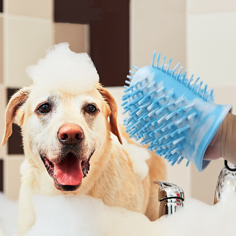 2-in-1 Dog Paw Cleaner Cup – Soft Brush & Foot Washer - Zyrawave