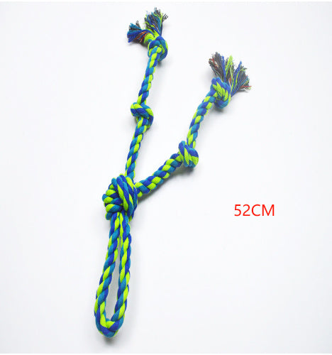 Heavy-Duty Rope Knot Dog Toys For Large Breeds Dental Health Chew And Interactive Tug Of War Play Pet Supplies - Zyrawave