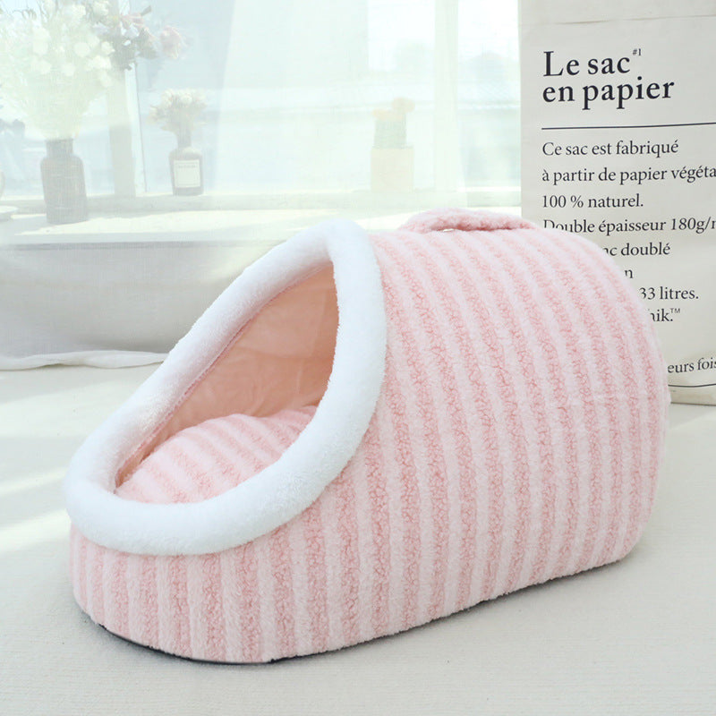 Thickened Three-dimensional Cat Nest Macaron Double-piece Autumn An... - Zyrawave