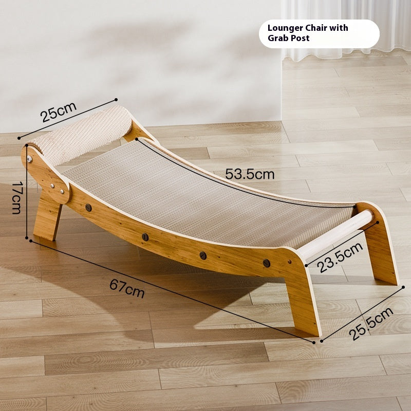 Pet Recliner Cat Scratch Board Toy - Zyrawave