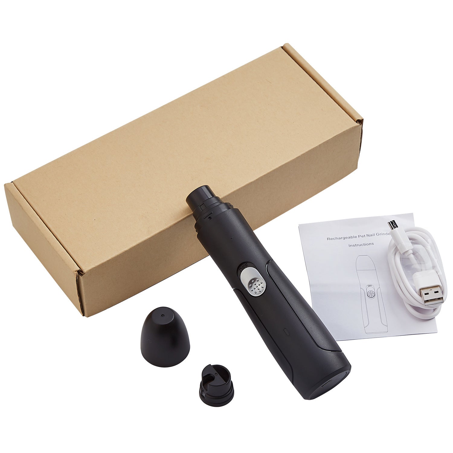 Rechargeable USB Pet Automatic Dog Cat Nail Grinder Animal Clipper - Zyrawave
