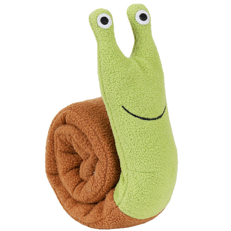 Fleece Interactive Dog Puzzle Snails Toys Cute Dog Supplies for Sma... - Zyrawave