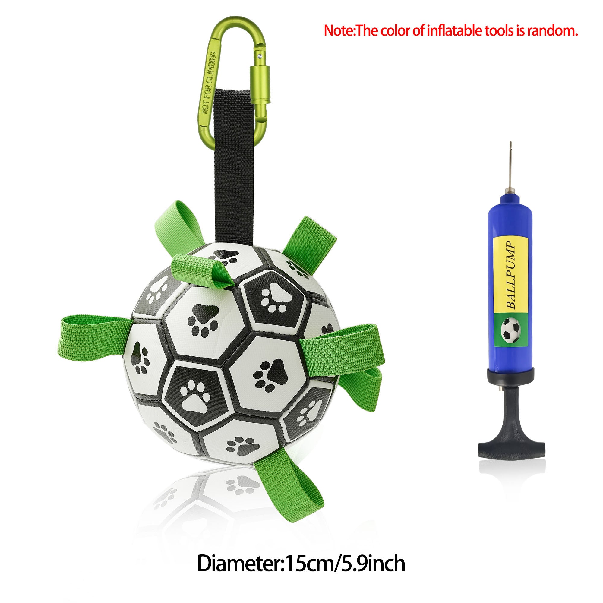 Interactive Dog Football Toy Soccer Ball Inflated Training Toy For ... - Zyrawave