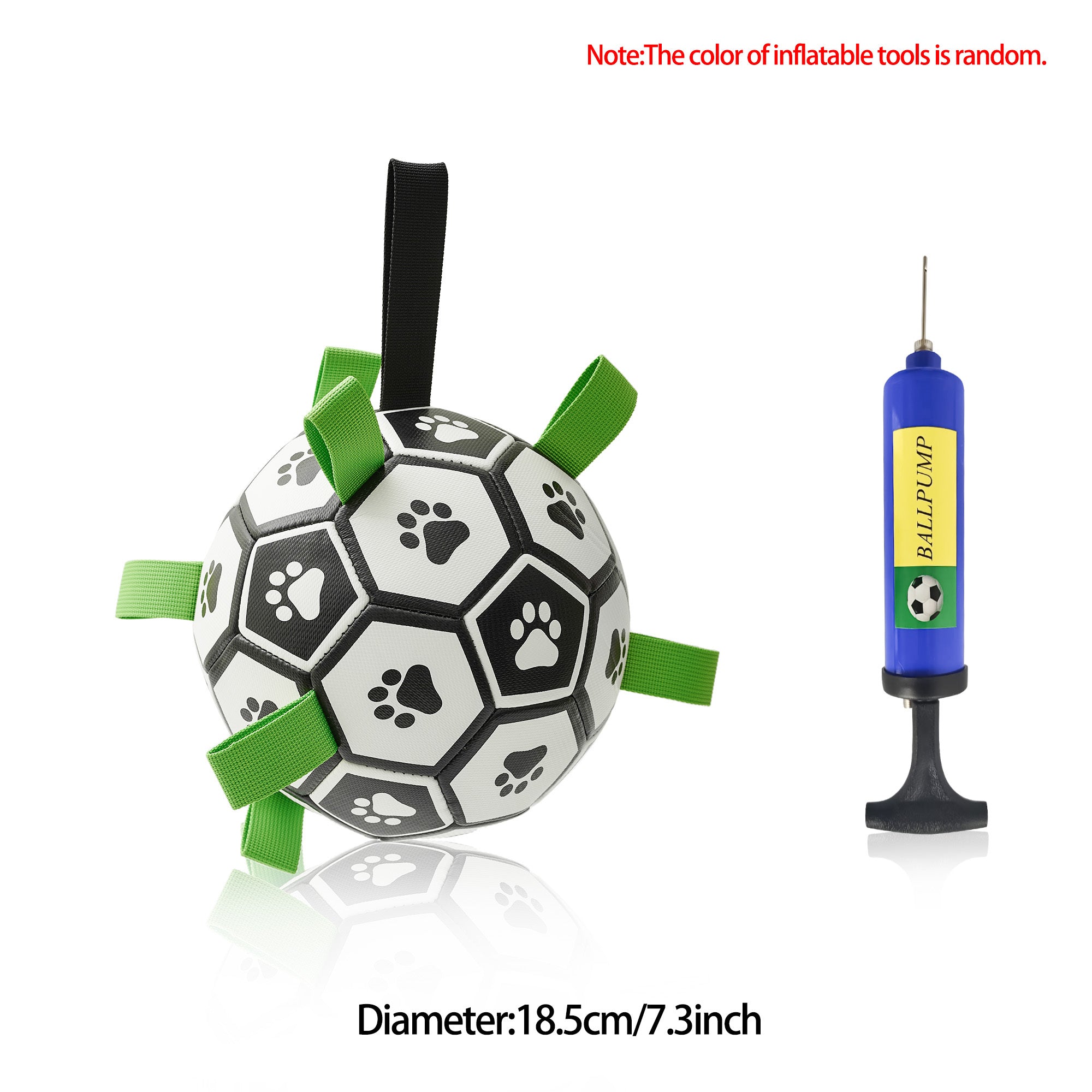 Interactive Dog Football Toy Soccer Ball Inflated Training Toy For ... - Zyrawave
