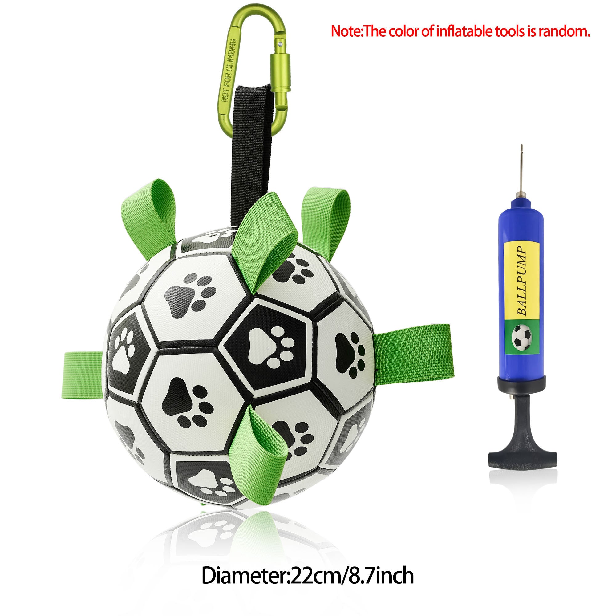 Interactive Dog Football Toy Soccer Ball Inflated Training Toy For ... - Zyrawave