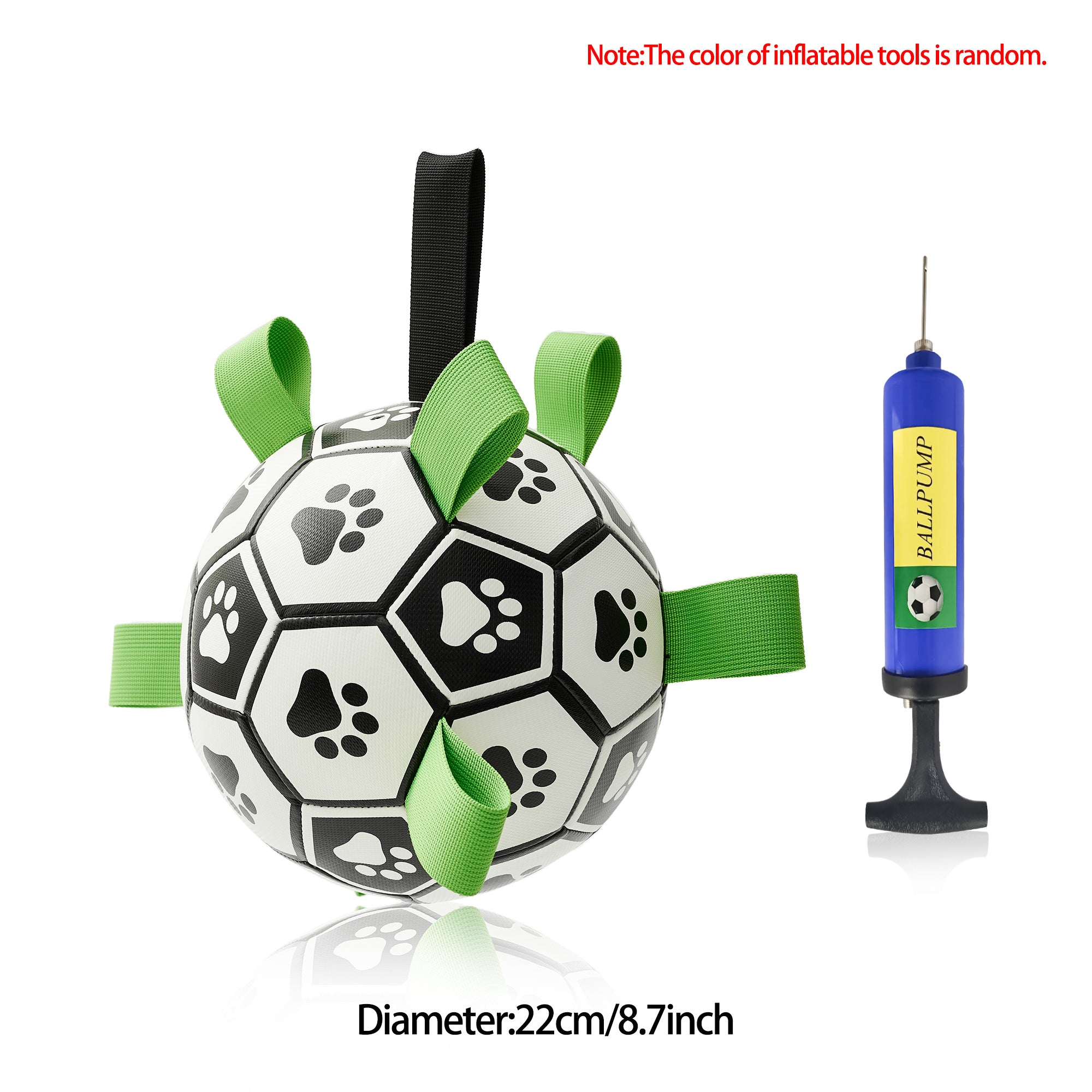 Interactive Dog Football Toy Soccer Ball Inflated Training Toy For ... - Zyrawave
