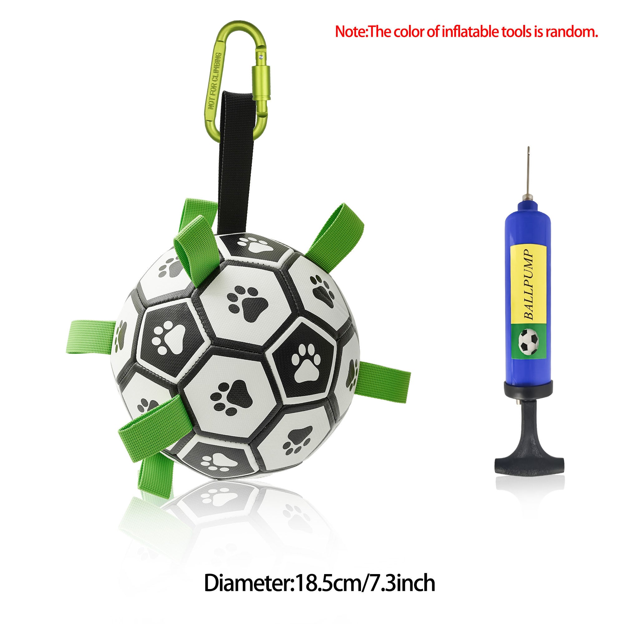 Interactive Dog Football Toy Soccer Ball Inflated Training Toy For ... - Zyrawave