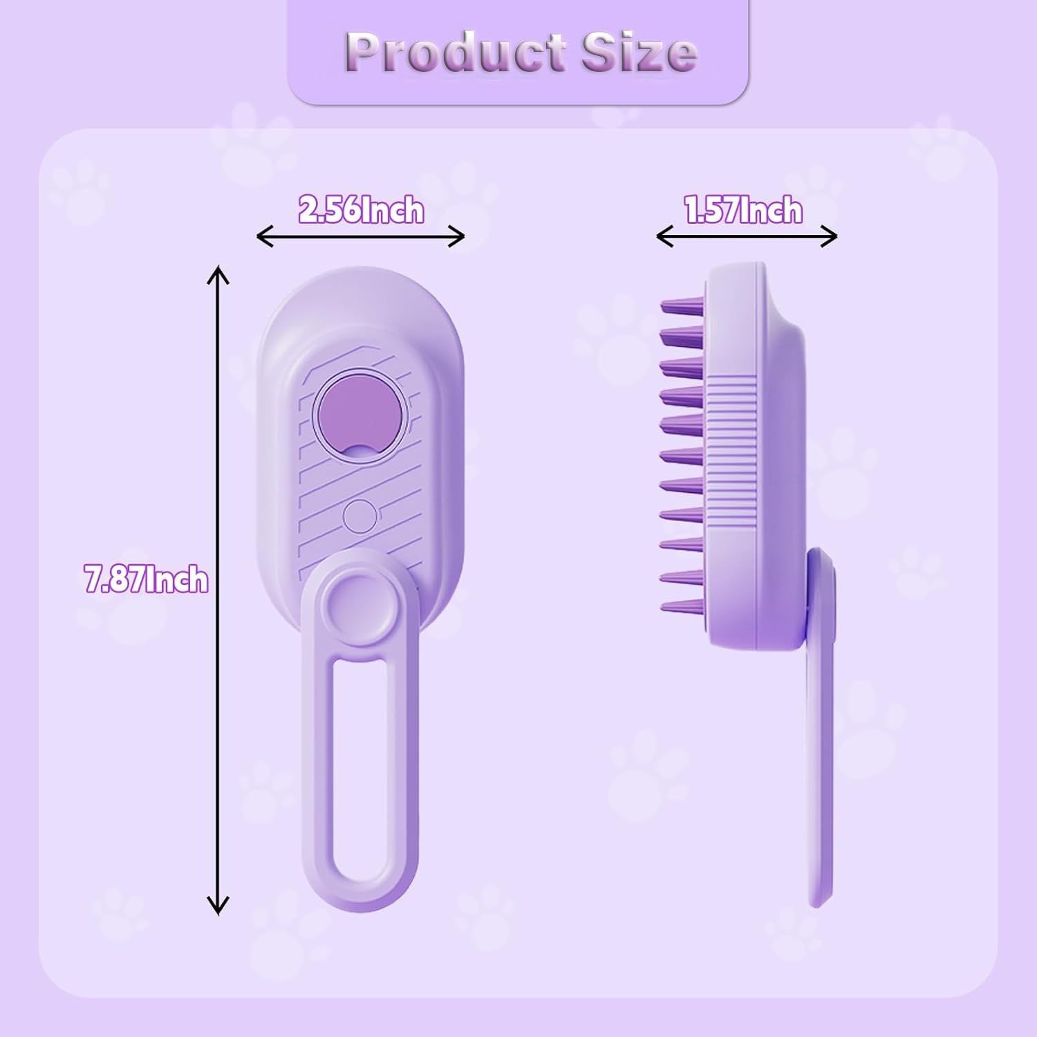 Cat Steam Brush For Shedding 3 In 1 Cat Steamy Brush Cleanser With ... - Zyrawave