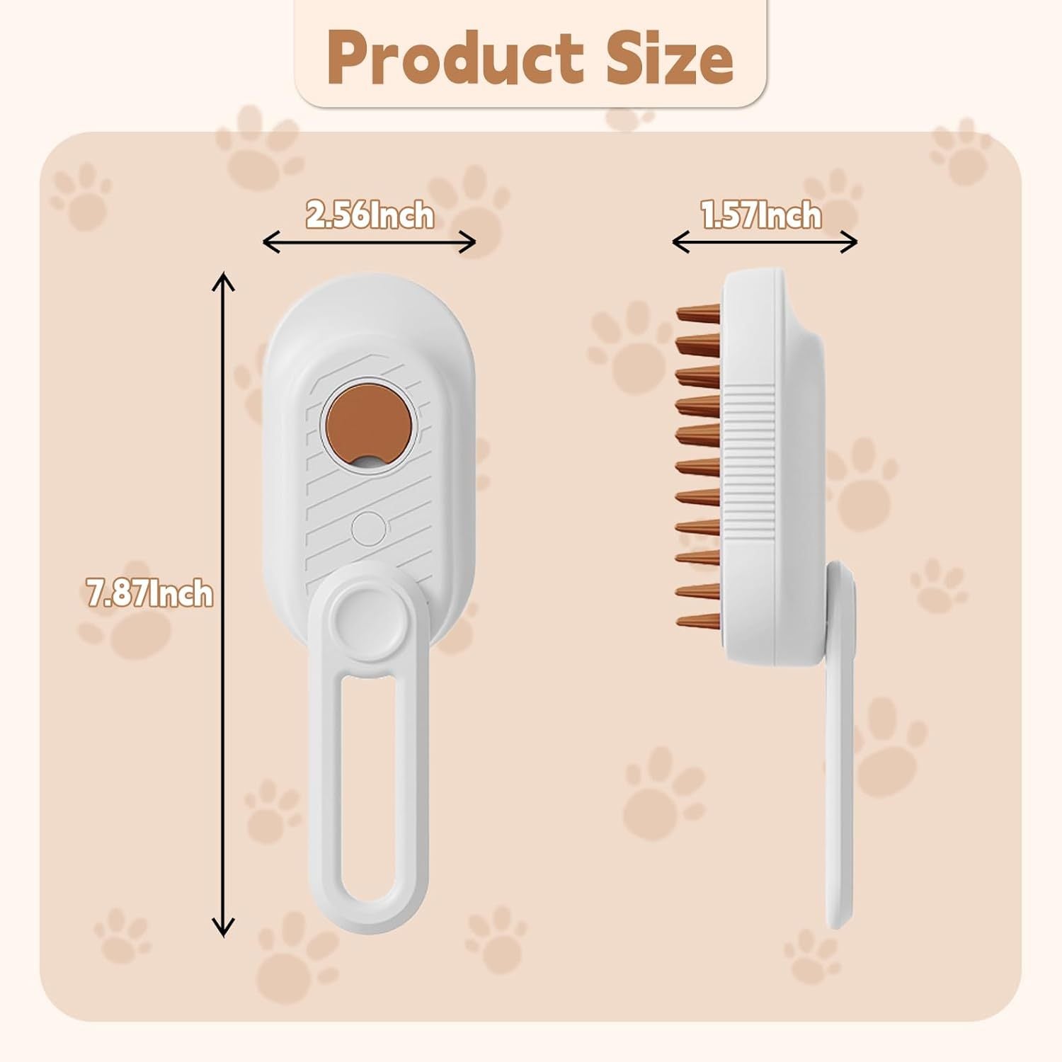 Cat Steam Brush For Shedding 3 In 1 Cat Steamy Brush Cleanser With ... - Zyrawave