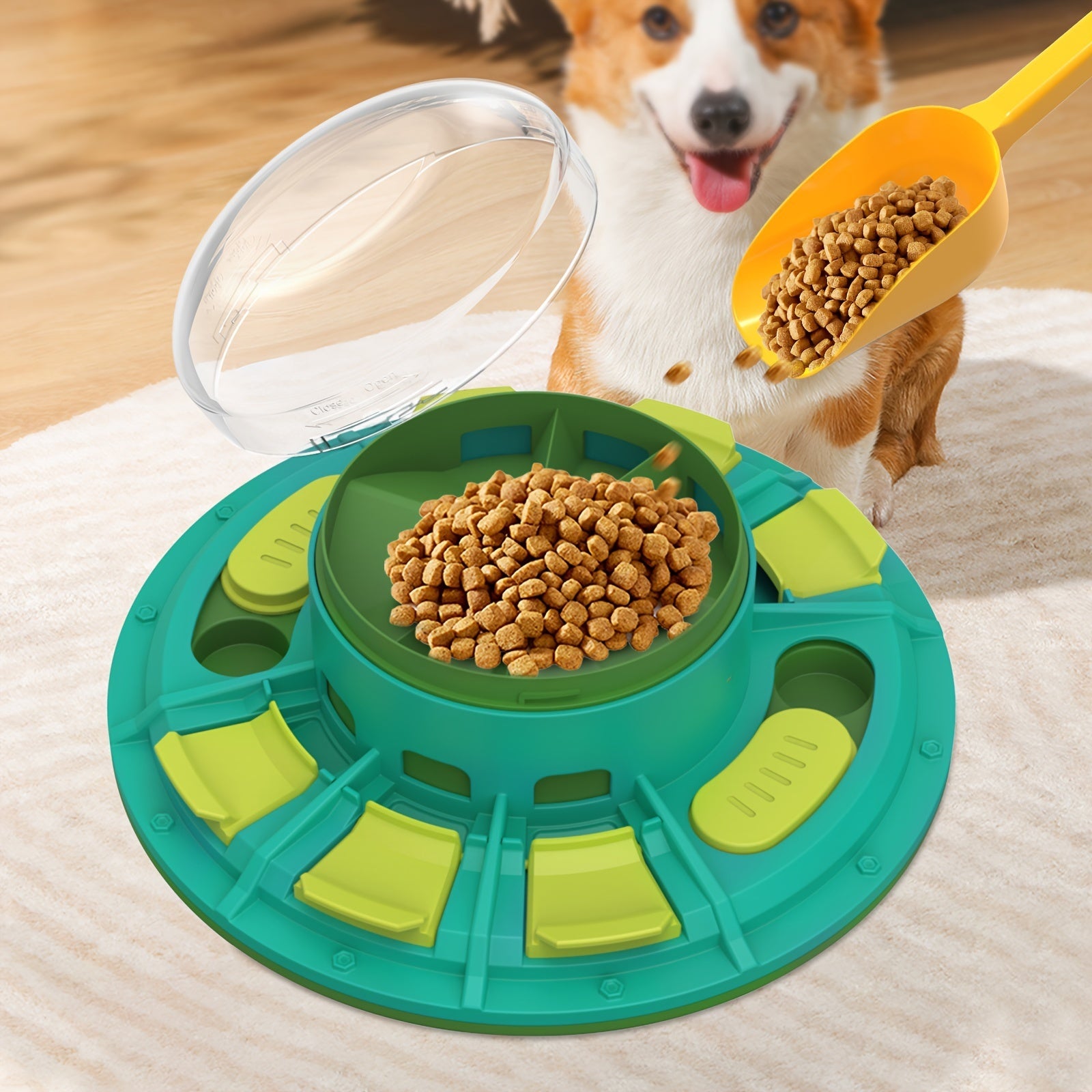 Interactive Dog Puzzle Toy For IQ Improvement And Slow Feeding Suit... - Zyrawave