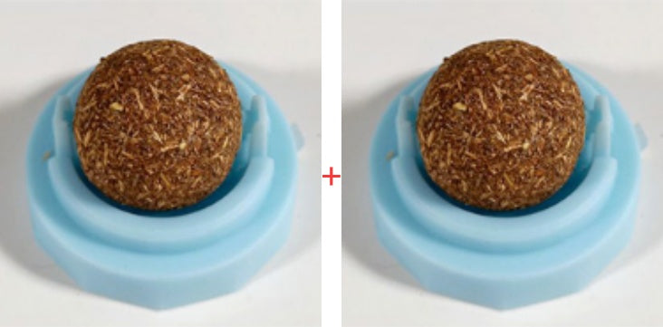 3pcs  Lot Self-adhesive Rotated Catnip Lick Ball - Zyrawave