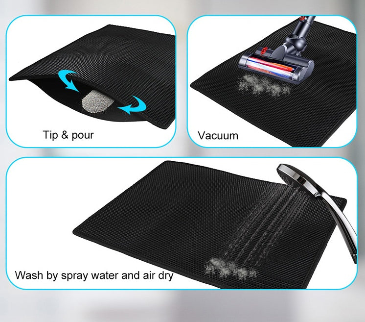 Cat Litter Pad Honeycomb Cat Pad Waterproof Urine Proof Pad Pet Sup... - Zyrawave