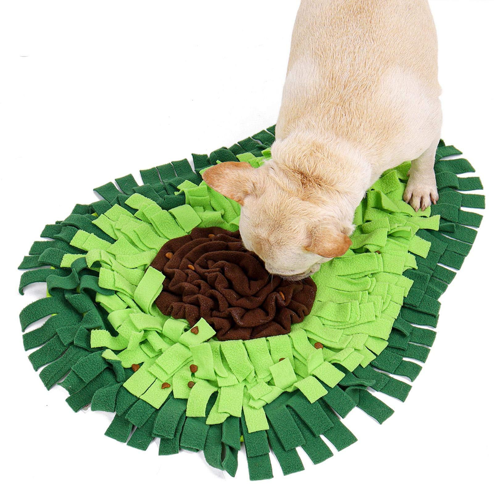 Dog Sniffing Mat Dog Puzzle Toy Pet Snack Feeding Mat Boring Intera... - Zyrawave
