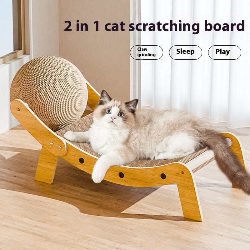 Pet Recliner Cat Scratch Board Toy - Zyrawave
