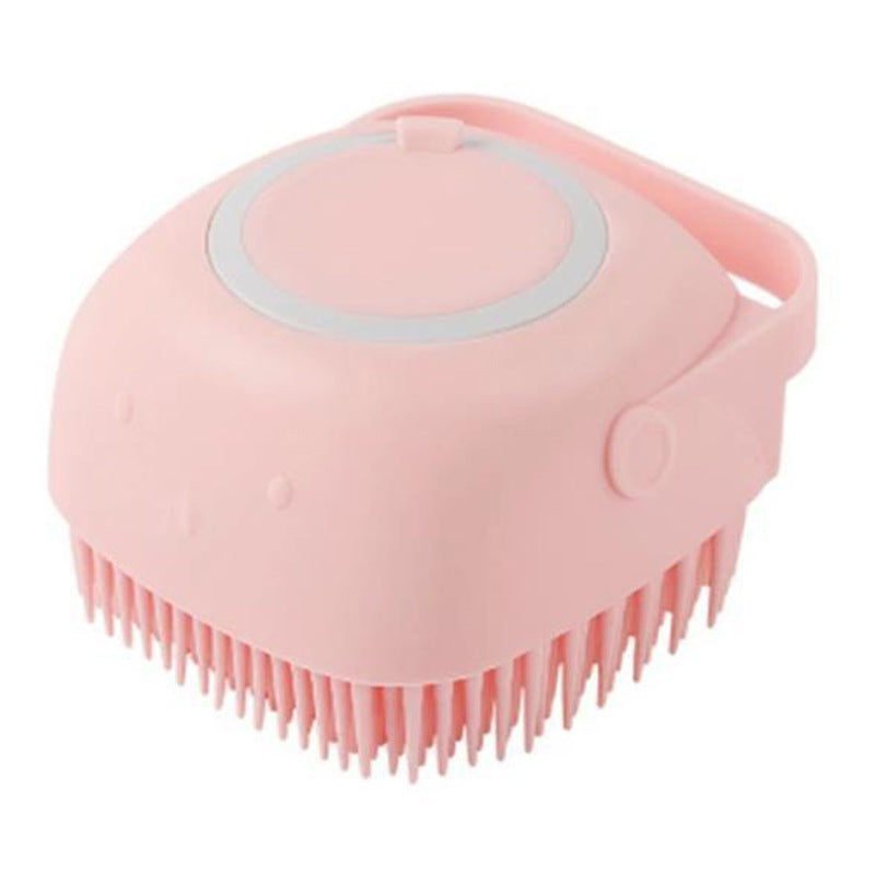 Silicone Dog Bath Massage Gloves Brush Pet Cat Bathroom Cleaning Tool Comb Brush For Dog Can Pour Shampoo Dog Grooming Supplies - Zyrawave