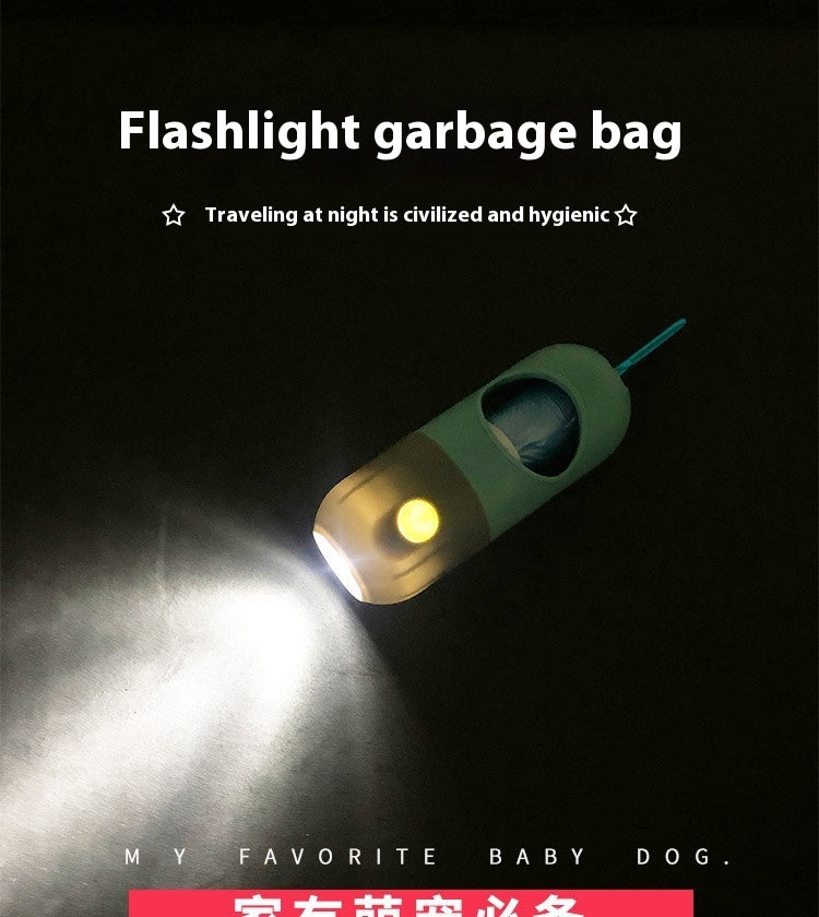 Led Light Pet Waste Bag Dispenser For Dogs Cats Dog Poop Scooper Ba... - Zyrawave