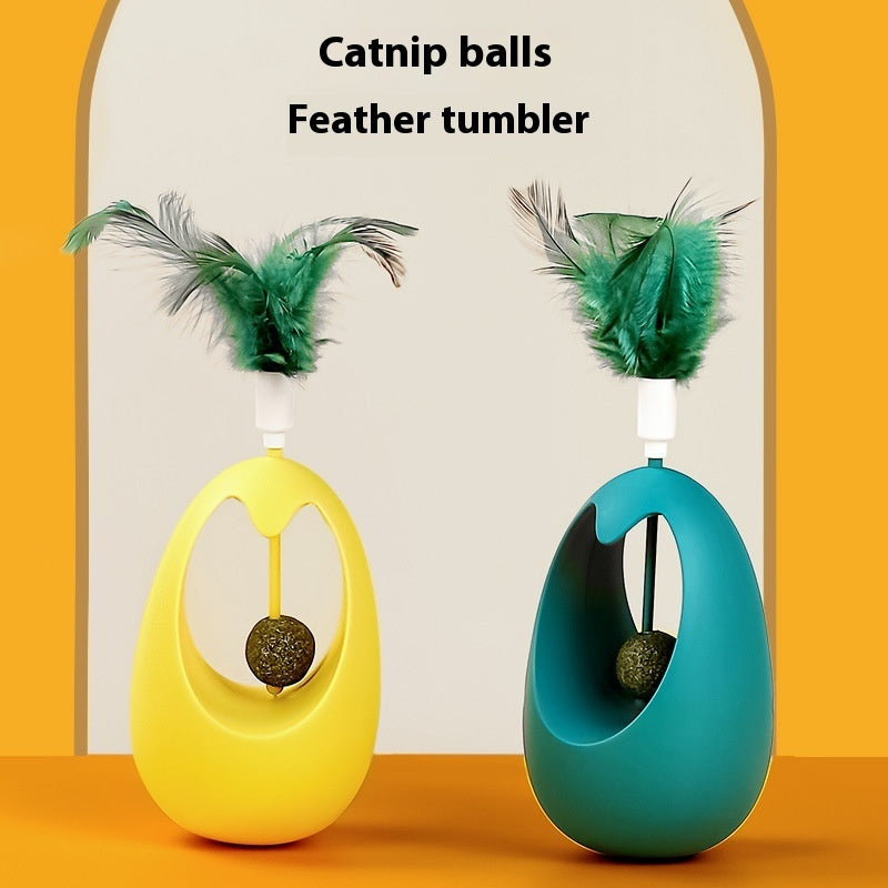 Catnip Ball Tumbler Cat Teaser Molar Cat Toy - Zyrawave