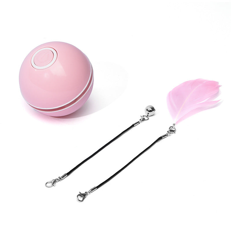 LED Laser Electronic Rolling Pet Funny Cat Toy Ball - Zyrawave