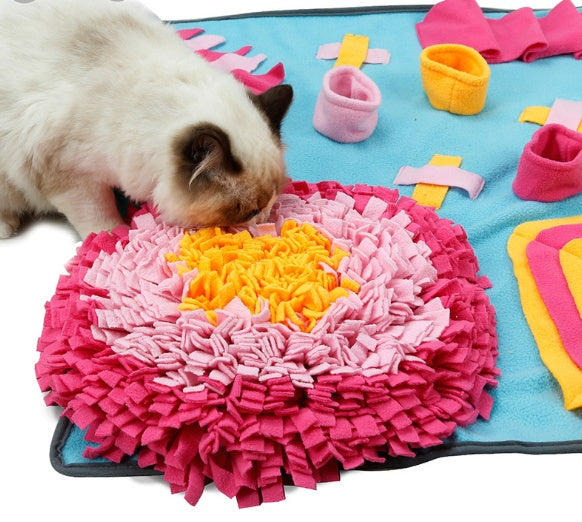 Interactive Puzzle Pet Sniffing Pad Blanket Smelling Traning Toy - Zyrawave