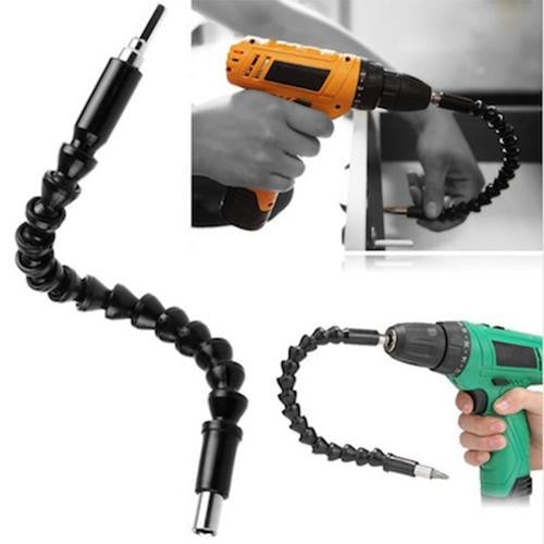 Universal flexible shaft drill attachment, ideal for DIY projects and professional repairs in hard-to-reach spots.