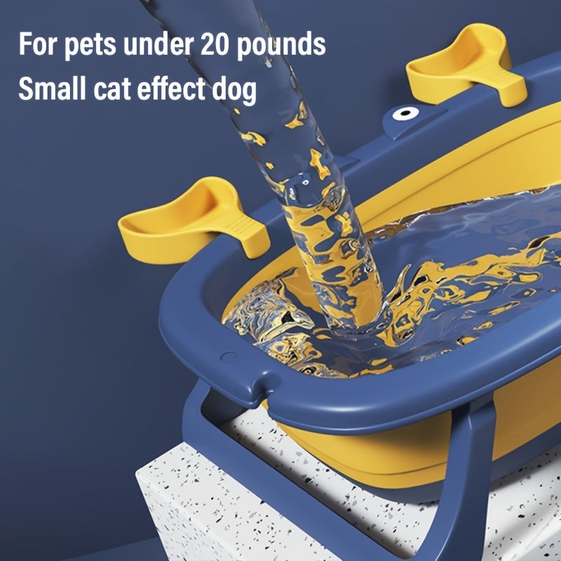 Portable Pet Tub Suitable For Small Animals Foldable Suitable For C... - Zyrawave