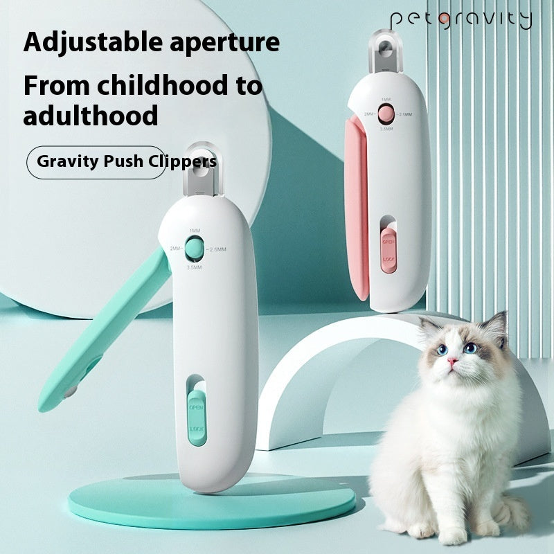 Cat Nail Scissors With Gravity Push Scissors - Zyrawave