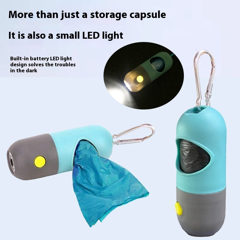 Led Light Pet Waste Bag Dispenser For Dogs Cats Dog Poop Scooper Ba... - Zyrawave