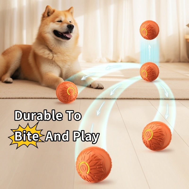 Pets Electric Jumping Ball Automatic Dog-teasing Luminous Pet Products Pets Dogs Training Products Ball Toys For Dogs Resistance - Zyrawave