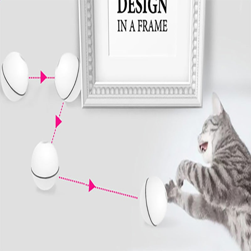 LED Laser Electronic Rolling Pet Funny Cat Toy Ball - Zyrawave