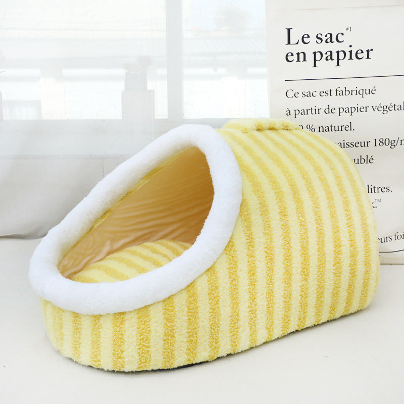 Thickened Three-dimensional Cat Nest Macaron Double-piece Autumn An... - Zyrawave