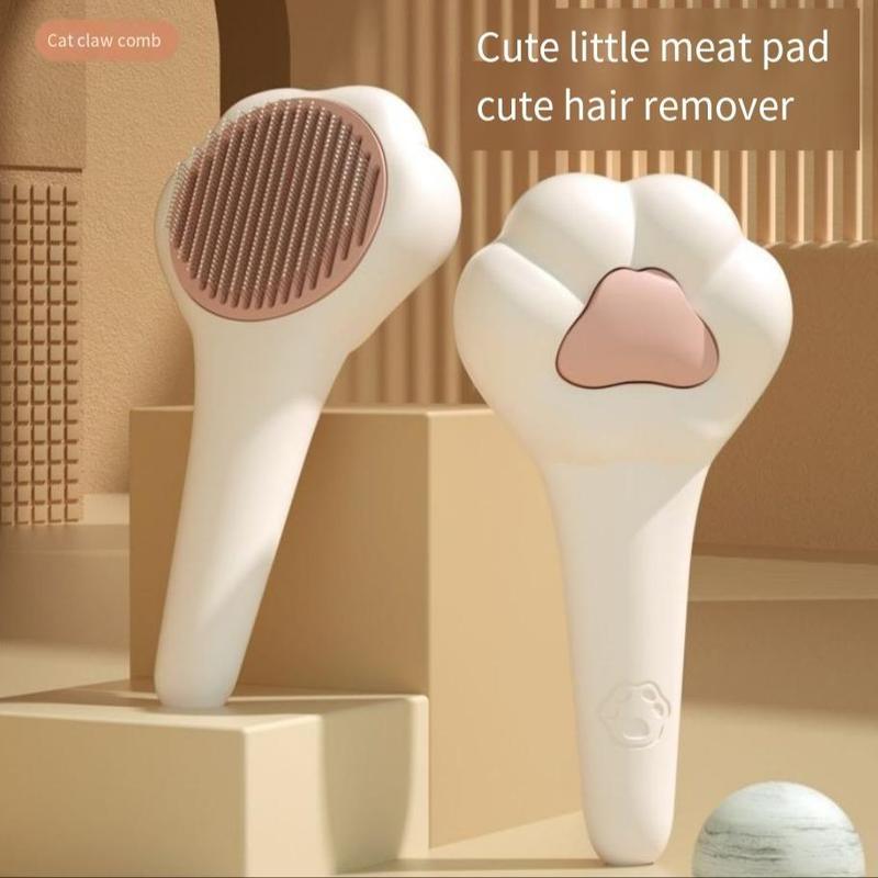 Paw-Shaped Pet Hair Removal Massage Comb – Dog Grooming Brush, Shedding Tool for Pets - Zyrawave