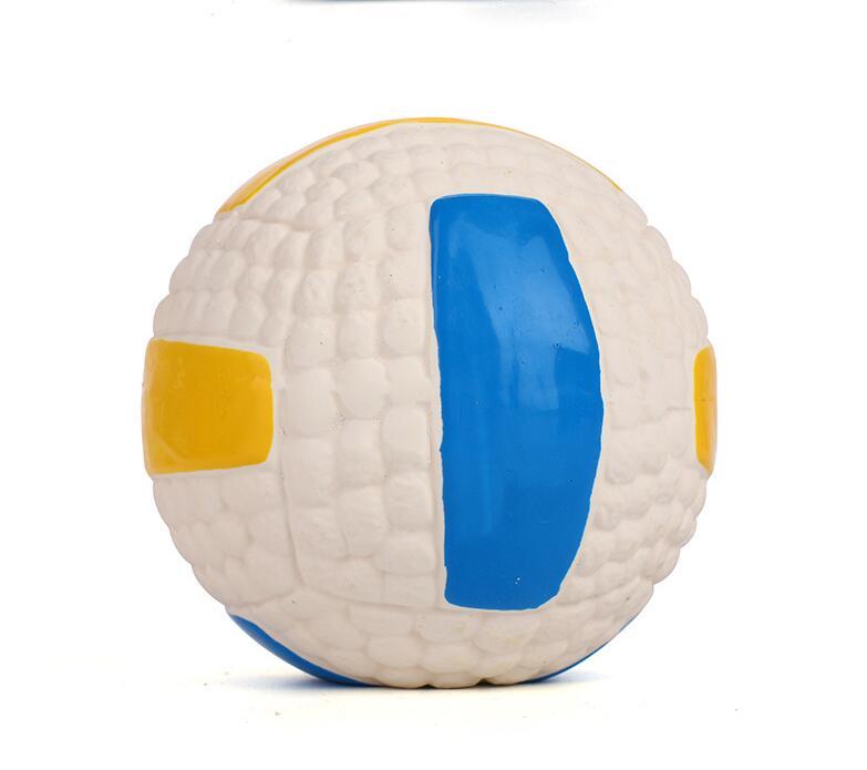 Dog toy bite-proof teeth molar latex toy ball pet interactive sound training ball pet supplies - Zyrawave