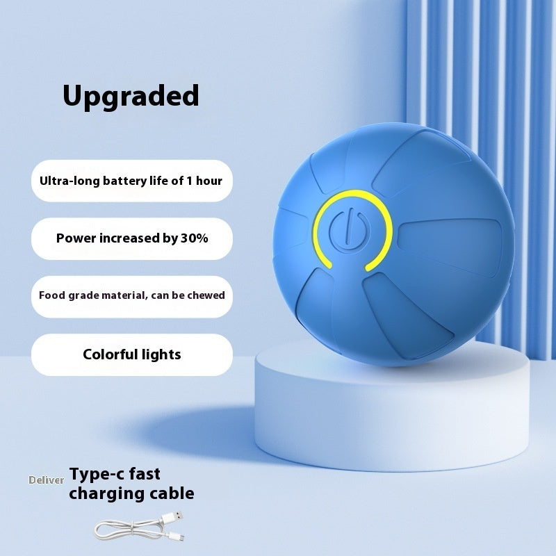 Pets Electric Jumping Ball Automatic Dog-teasing Luminous Pet Products Pets Dogs Training Products Ball Toys For Dogs Resistance - Zyrawave