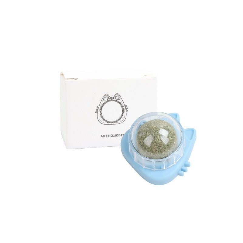 Catnip Ball Wall Edible Rotating - Zyrawave