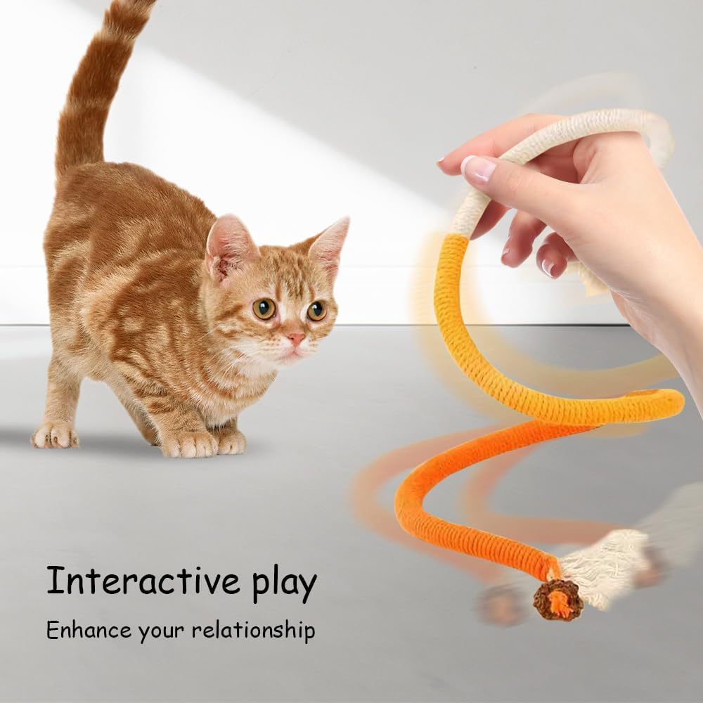 Bite Rope Self-Hi Relieving Stuffy Catnip Toy Bite-resistant Cat Te... - Zyrawave