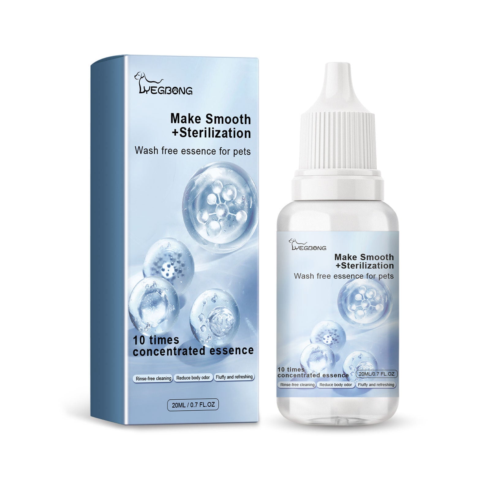 Pet Disposable Essence Dogs And Cats Clean Hair - Zyrawave