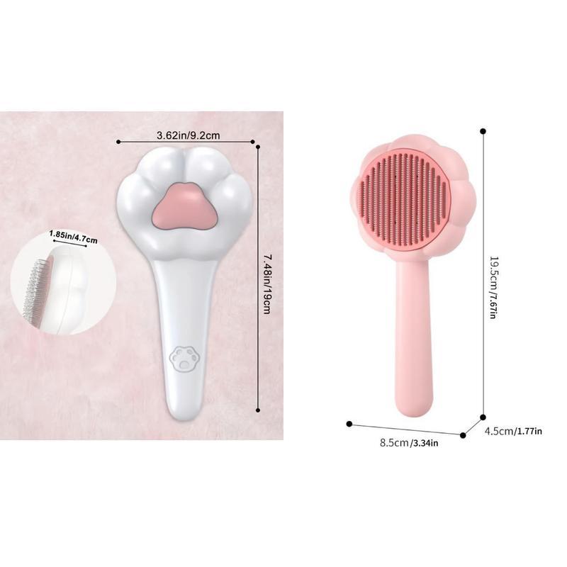 Paw-Shaped Pet Hair Removal Massage Comb – Dog Grooming Brush, Shedding Tool for Pets - Zyrawave
