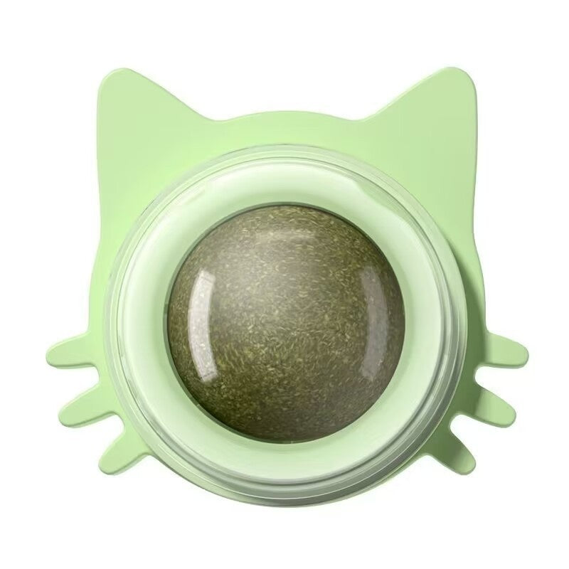 Catnip Ball Wall Edible Rotating - Zyrawave