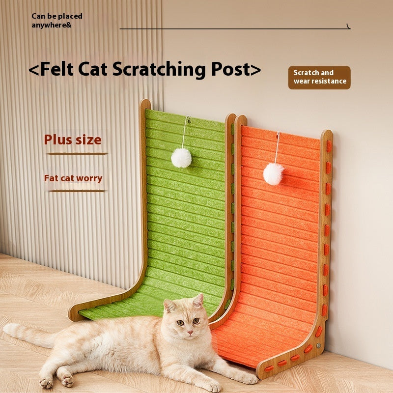 Vertical Wall Sticker Sofa Sisal Felt Cat Scratch Board - Zyrawave