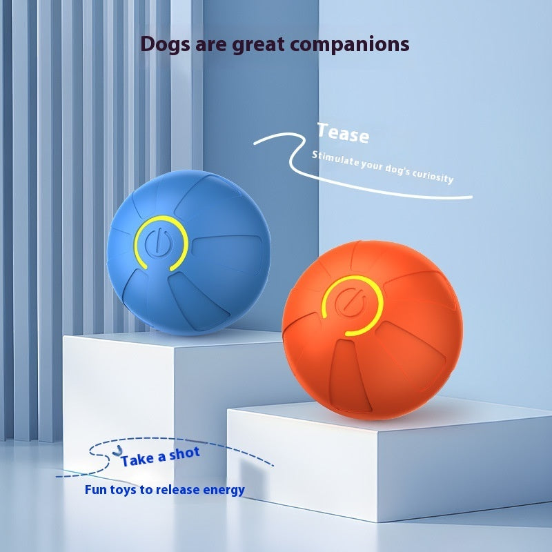 Pets Electric Jumping Ball Automatic Dog-teasing Luminous Pet Products Pets Dogs Training Products Ball Toys For Dogs Resistance - Zyrawave