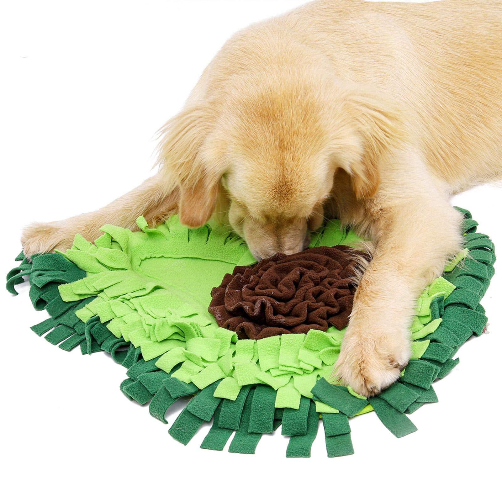 Dog Sniffing Mat Dog Puzzle Toy Pet Snack Feeding Mat Boring Intera... - Zyrawave