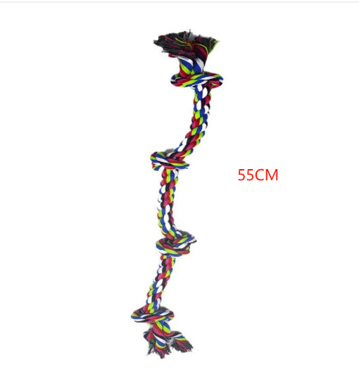 Heavy-Duty Rope Knot Dog Toys For Large Breeds Dental Health Chew And Interactive Tug Of War Play Pet Supplies - Zyrawave