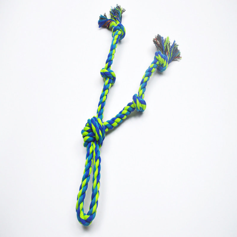 Heavy-Duty Rope Knot Dog Toys For Large Breeds Dental Health Chew And Interactive Tug Of War Play Pet Supplies - Zyrawave