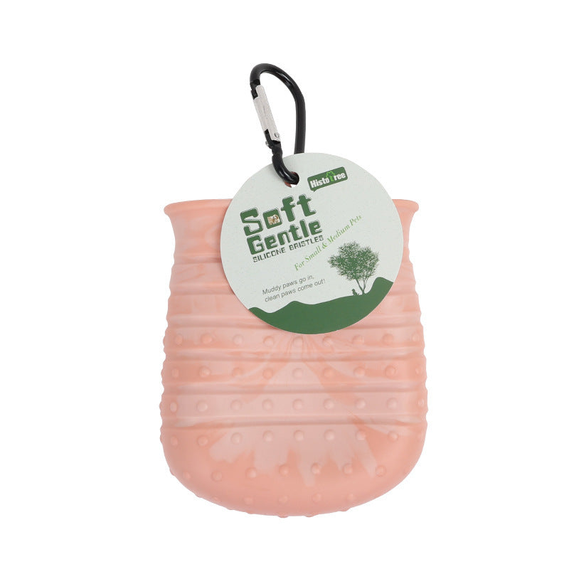2-in-1 Dog Paw Cleaner Cup – Soft Brush & Foot Washer - Zyrawave