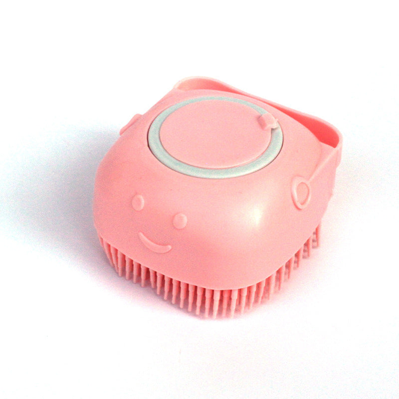 Silicone Dog Bath Massage Gloves Brush Pet Cat Bathroom Cleaning Tool Comb Brush For Dog Can Pour Shampoo Dog Grooming Supplies - Zyrawave