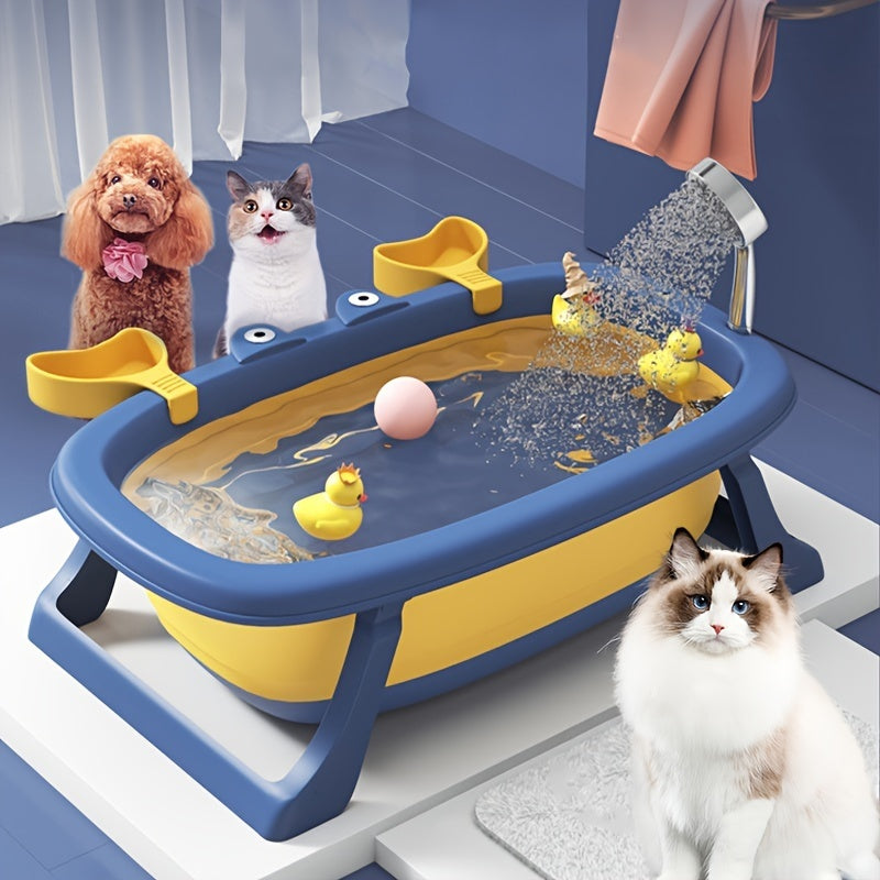 Portable Pet Tub Suitable For Small Animals Foldable Suitable For C... - Zyrawave