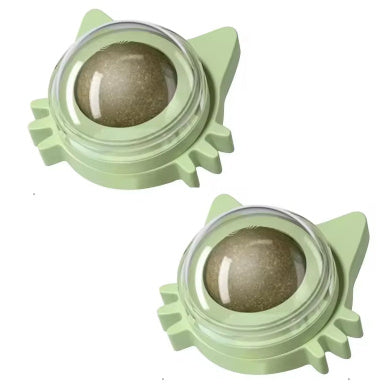 Catnip Ball Wall Edible Rotating - Zyrawave