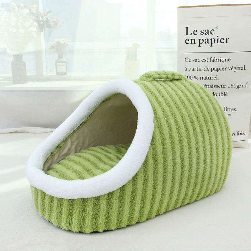 Thickened Three-dimensional Cat Nest Macaron Double-piece Autumn An... - Zyrawave